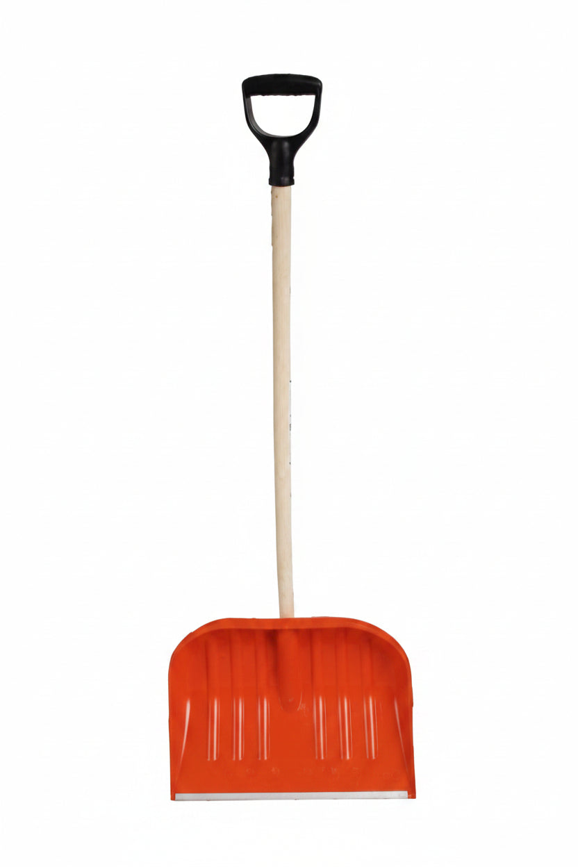 Snow Shovel 53.5″ Wooden Handle Lightweight Snow Pusher 14″ Blade 104232 - with | Sold by Uncle Wiener's Wholesale