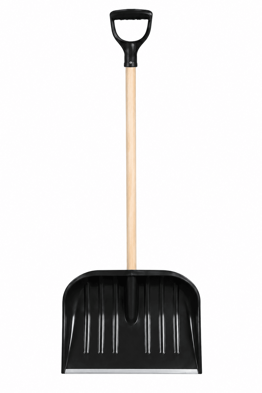 Snow Shovel 53.5" Wooden Handle – Lightweight Snow Pusher with 14" Blade 104232 - Snow Equipment with | Sold by Uncle Wiener's Wholesale