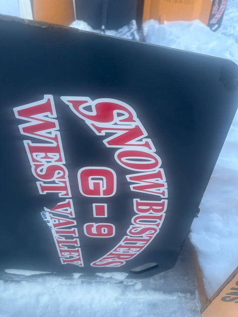 Snowbusters West Valley Snow Pushers – G - 9 (9 ft) & G - 10 (10 ft) - with 9 FT | Sold by Uncle Wiener's Wholesale