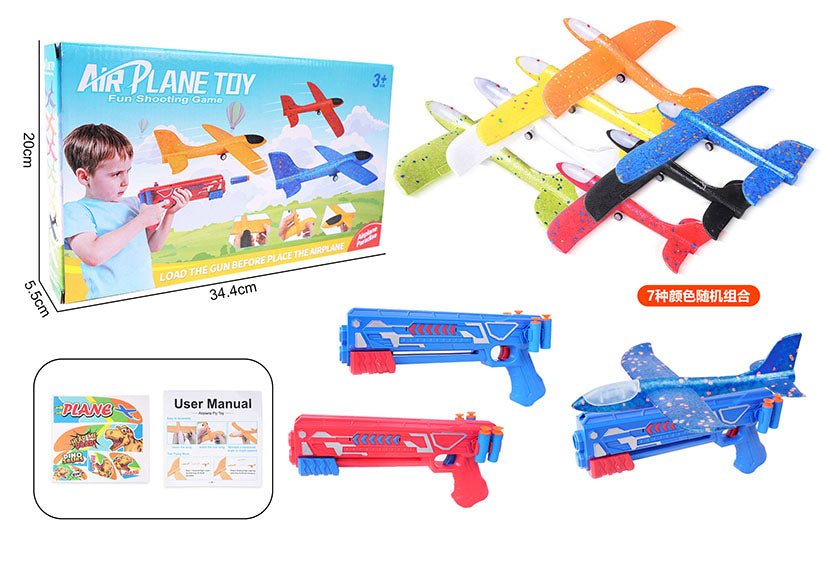 Soft Bullet Ejector Blaster Toy Set – Safe Foam Projectile Toy Guns for Kids EPT1137878 - with | Sold by Uncle Wiener's Wholesale