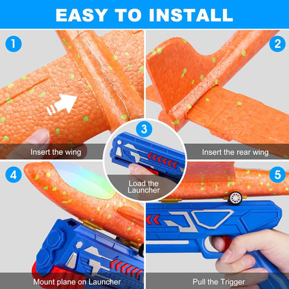 Soft Bullet Ejector Blaster Toy Set – Safe Foam Projectile Toy Guns for Kids EPT1137878 - with | Sold by Uncle Wiener's Wholesale