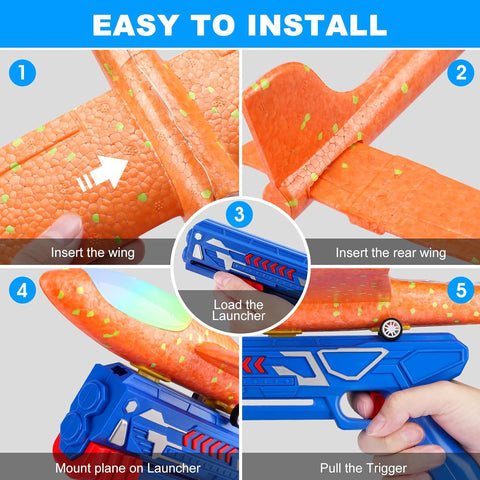 Soft Bullet Ejector Blaster Toy Set – Safe Foam Projectile Toy Guns for Kids EPT1137878 - with | Sold by Uncle Wiener's Wholesale