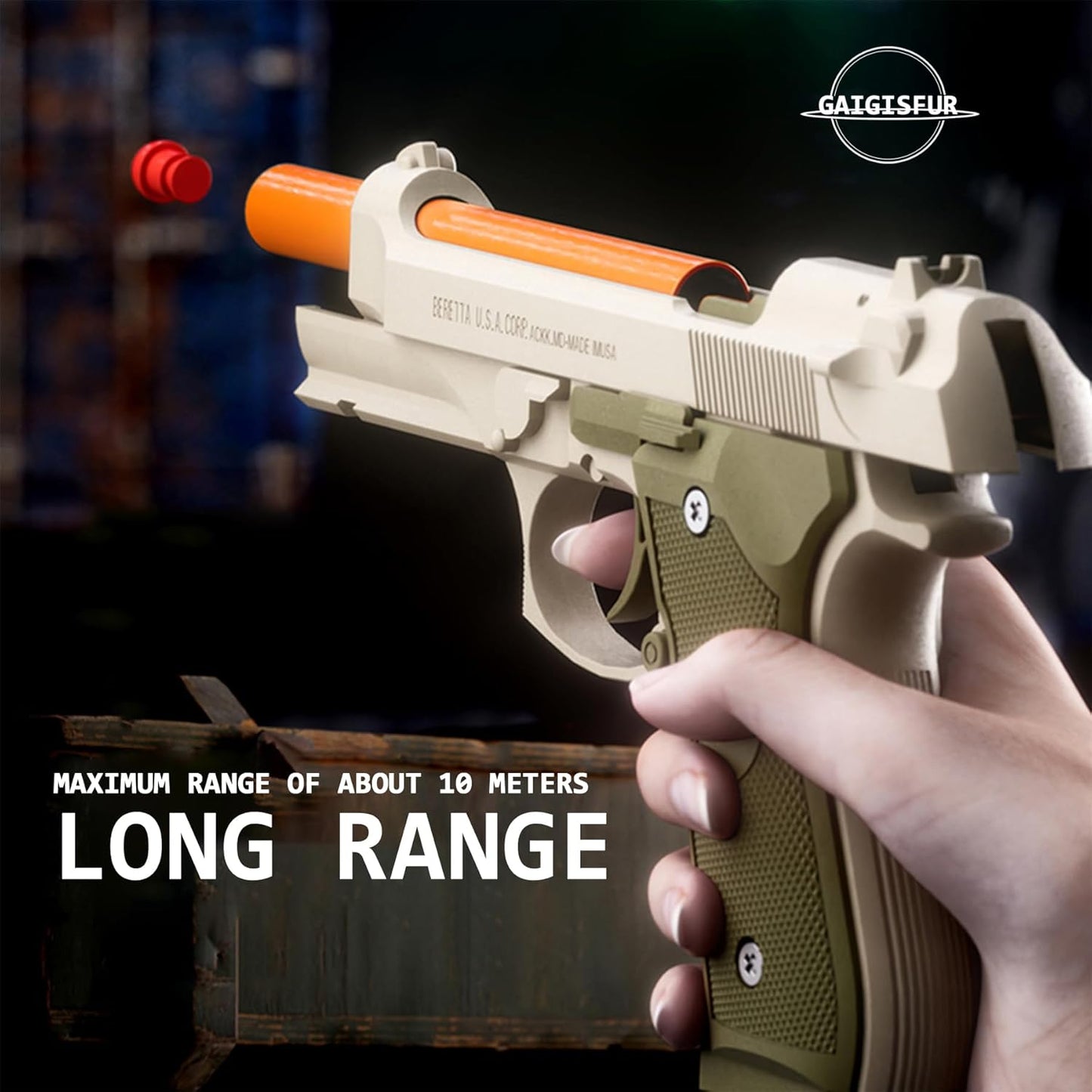 Soft Bullet Toy Gun Foam Dart Blaster Kids Shooting Toy CPS304345 - with | Sold by Uncle Wiener's Wholesale