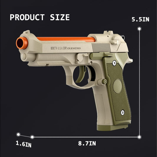 Soft Bullet Toy Gun Foam Dart Blaster Kids Shooting Toy CPS304345 - with | Sold by Uncle Wiener's Wholesale