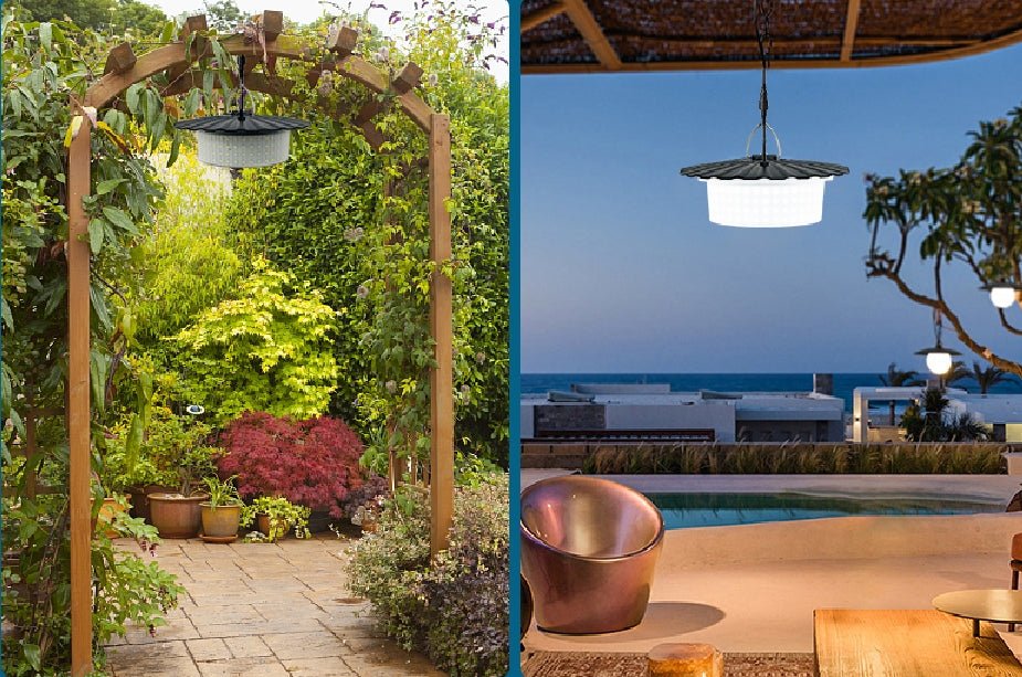 Solar Ceiling Light With Remote Control 1000 Lumens Outdoor Light QYJW12 - with | Sold by Uncle Wiener's Wholesale