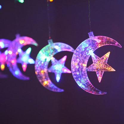 Solar Curtain String Lights 138 LED Outdoor Garden Patio Window Light 3.5m MFHY39 - with | Sold by Uncle Wiener's Wholesale