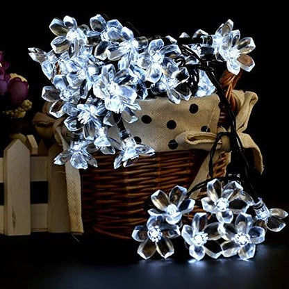 Solar Decorative String Lights Garden Outdoor LED Patio Lights Assorted Styles MFSLC - with Sakura Solar String Lights 30 LED | Sold by Uncle Wiener's Wholesale