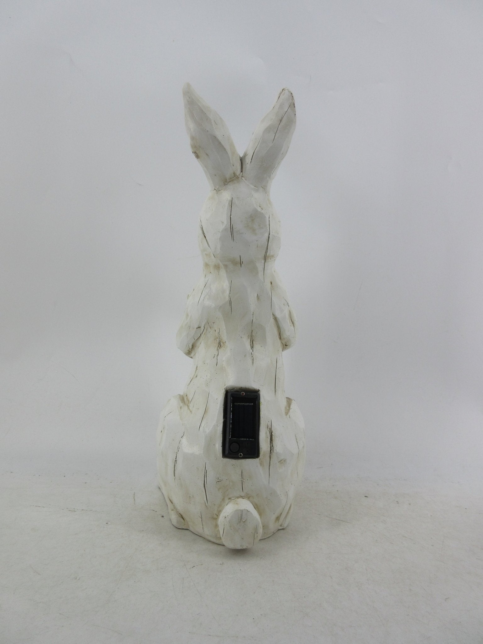 Solar Garden Statues with LED Lights Dog Frog Gnome Highland Cow Rabbit Cat Bear Collection KHSOLAR01 - with Rabbit Holding Flowers Solar Light | Sold by Uncle Wiener's Wholesale