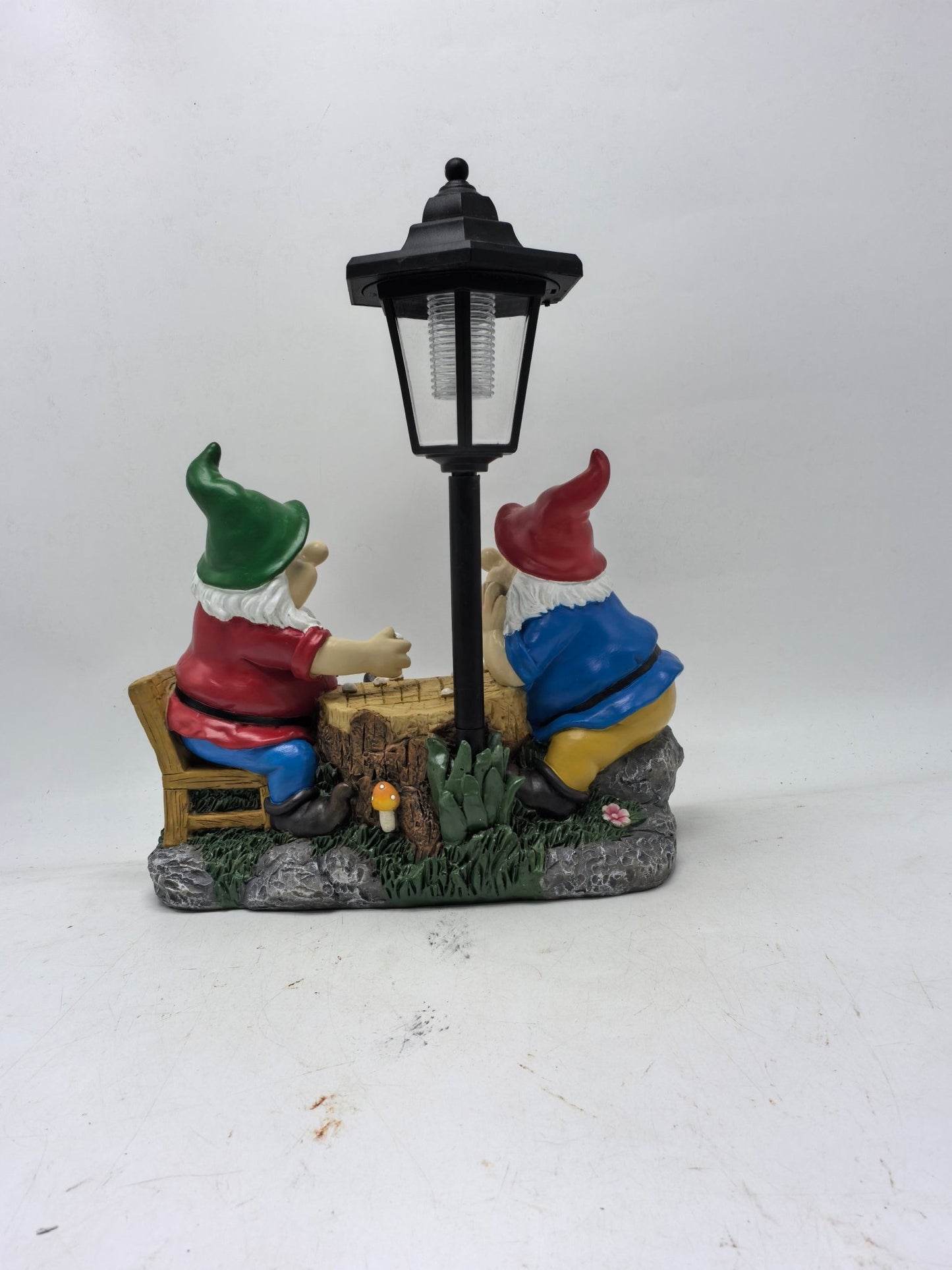 Solar Garden Statues with LED Lights Dog Frog Gnome Highland Cow Rabbit Cat Bear Collection KHSOLAR01 - with Dog with Globe Solar Light | Sold by Uncle Wiener's Wholesale