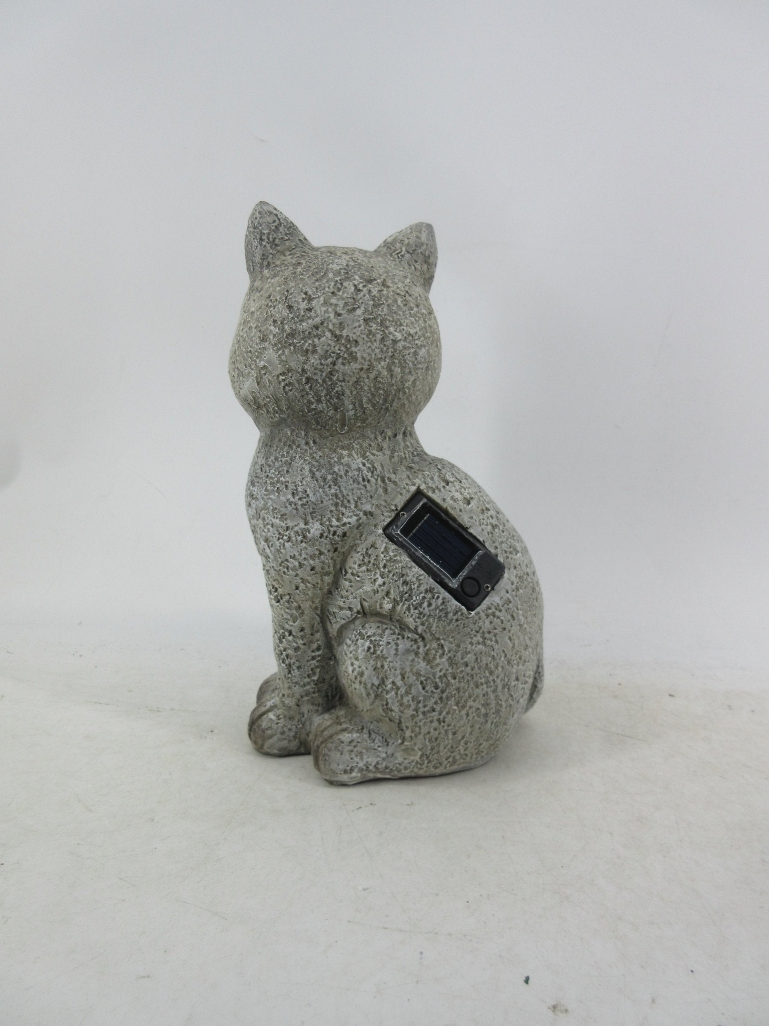 Solar Garden Statues with LED Lights Dog Frog Gnome Highland Cow Rabbit Cat Bear Collection KHSOLAR01 - with Cat with Succulents Solar Light | Sold by Uncle Wiener's Wholesale