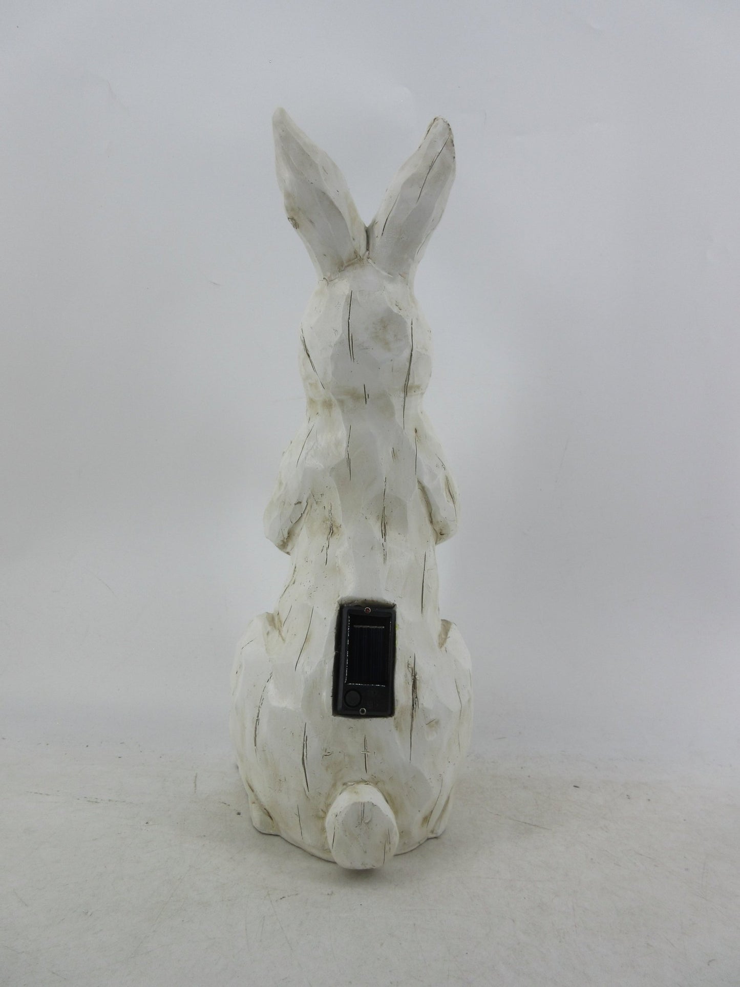 Solar Garden Statues with LED Lights Dog Frog Gnome Highland Cow Rabbit Cat Bear Collection KHSOLAR01 - with Rabbit Holding Flowers Solar Light | Sold by Uncle Wiener's Wholesale