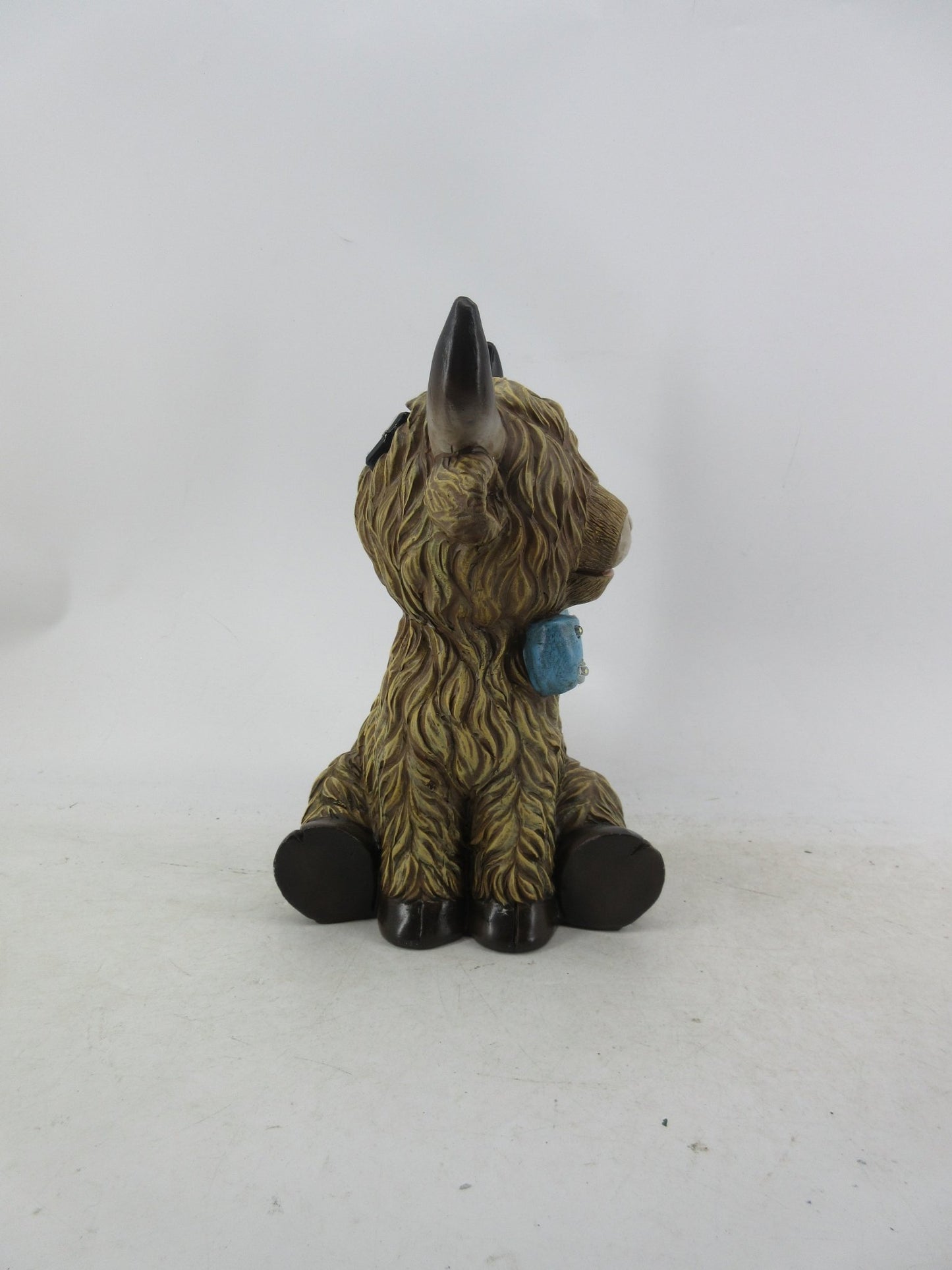 Solar Garden Statues with LED Lights Dog Frog Gnome Highland Cow Rabbit Cat Bear Collection KHSOLAR01 - with Highland Cow Bow Solar Light | Sold by Uncle Wiener's Wholesale