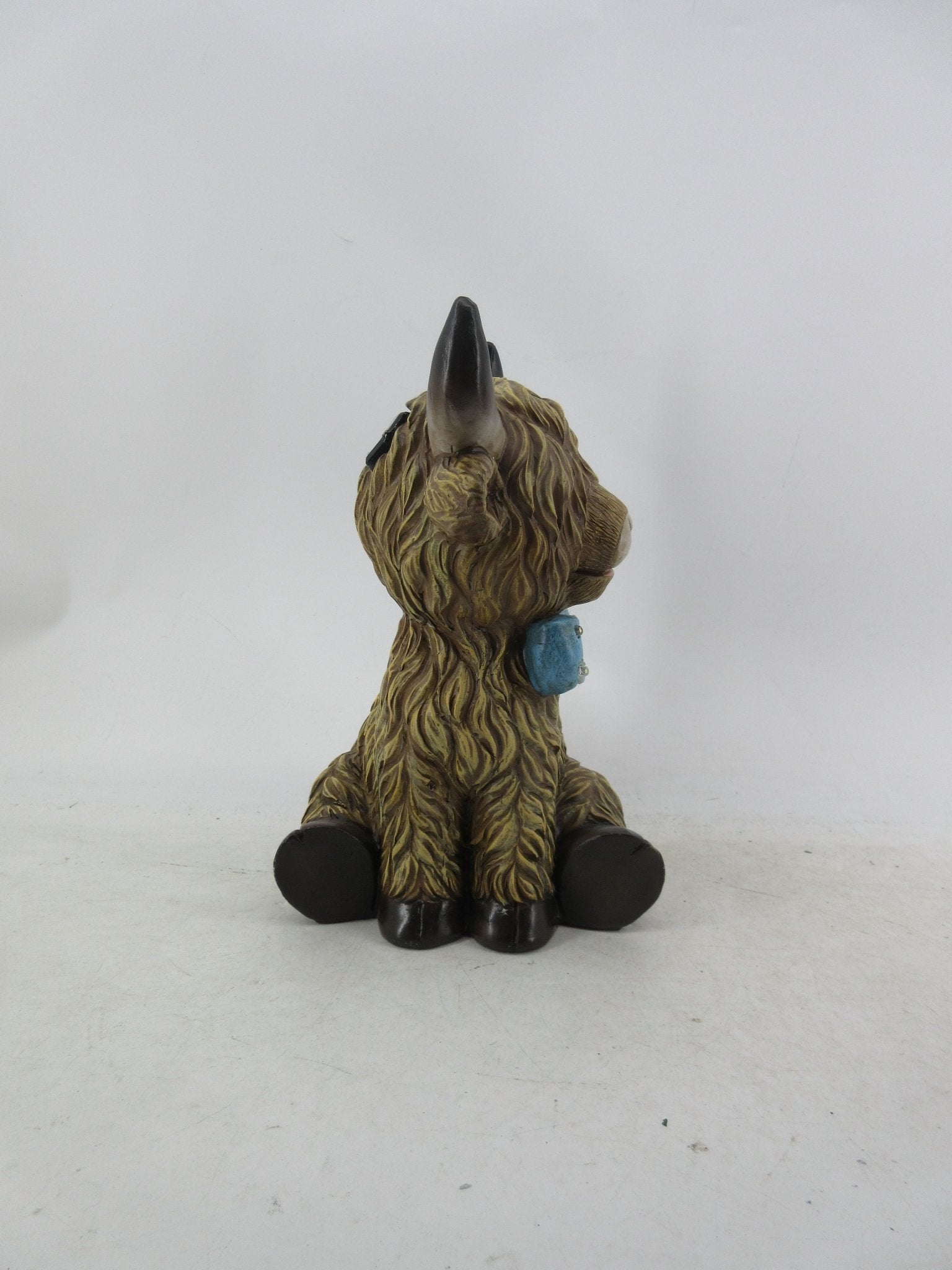 Solar Garden Statues with LED Lights Dog Frog Gnome Highland Cow Rabbit Cat Bear Collection KHSOLAR01 - with Highland Cow Bow Solar Light | Sold by Uncle Wiener's Wholesale