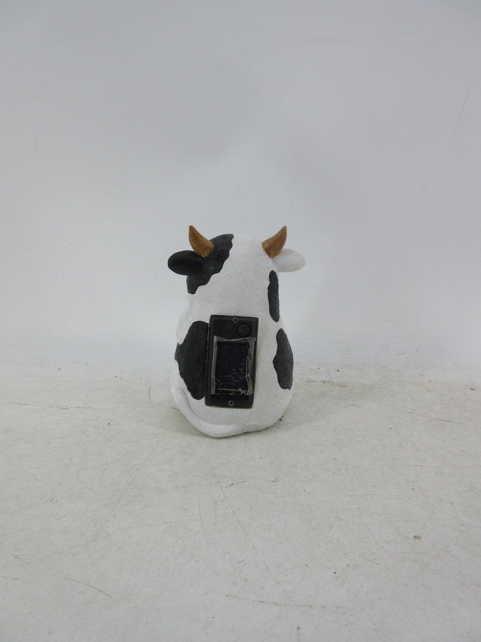 Solar Garden Statues with LED Lights Dog Frog Gnome Highland Cow Rabbit Cat Bear Collection KHSOLAR01 - with Cow with LED Eyes Solar Light | Sold by Uncle Wiener's Wholesale