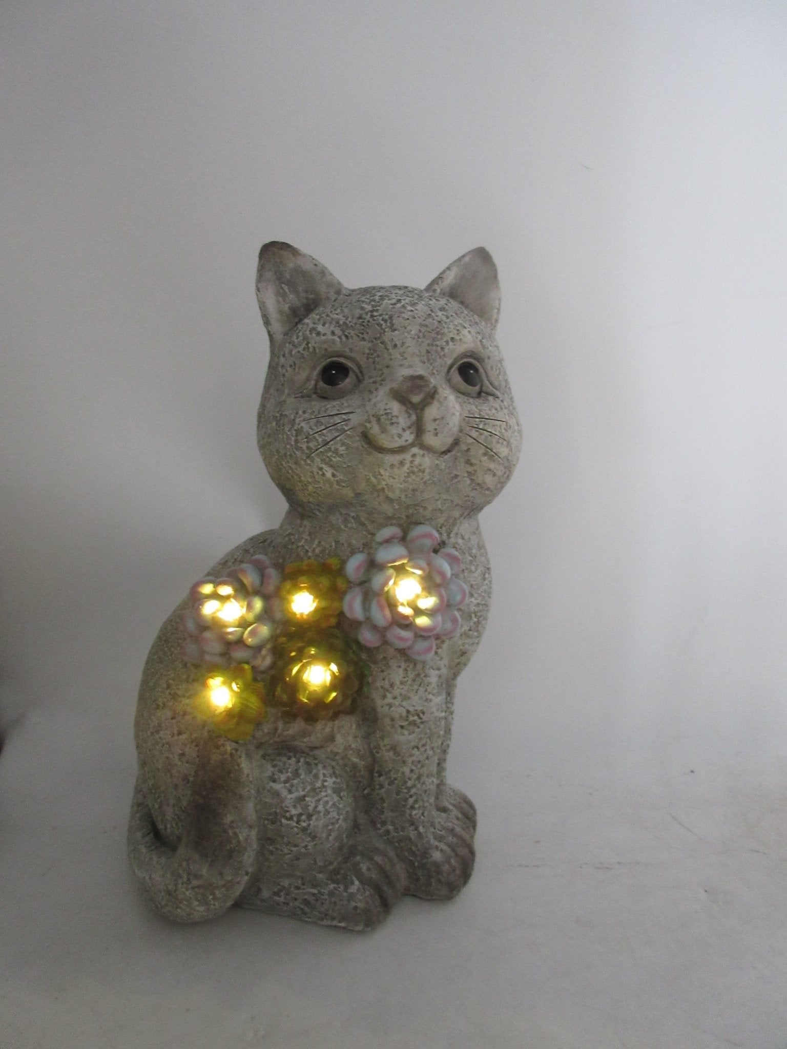 Solar Garden Statues with LED Lights Dog Frog Gnome Highland Cow Rabbit Cat Bear Collection KHSOLAR01 - with Frog with Globe Solar Light | Sold by Uncle Wiener's Wholesale