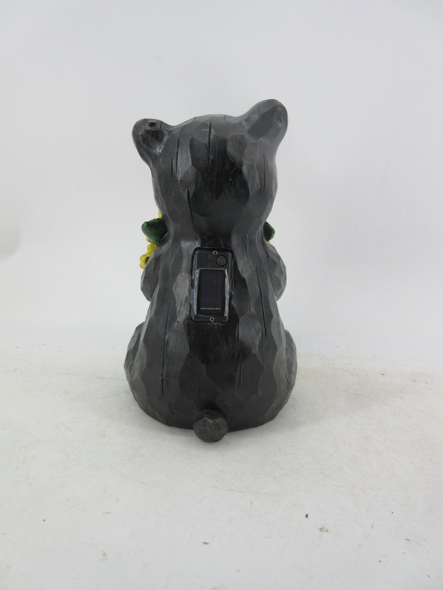 Solar Garden Statues with LED Lights Dog Frog Gnome Highland Cow Rabbit Cat Bear Collection KHSOLAR01 - with Bear with Sunflowers Solar Light | Sold by Uncle Wiener's Wholesale