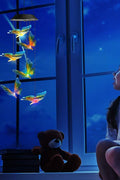Solar LED Butterfly / Hummingbird / Crystal Ball Wind Chimes – Color - Changing RGB – 431HWC - with | Sold by Uncle Wiener's Wholesale