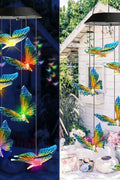 Solar LED Butterfly / Hummingbird / Crystal Ball Wind Chimes – Color - Changing RGB – 431HWC - with | Sold by Uncle Wiener's Wholesale