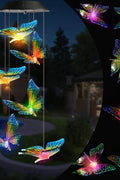 Solar LED Butterfly / Hummingbird / Crystal Ball Wind Chimes – Color - Changing RGB – 431HWC - with | Sold by Uncle Wiener's Wholesale