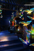 Solar LED Butterfly / Hummingbird / Crystal Ball Wind Chimes – Color - Changing RGB – 431HWC - with | Sold by Uncle Wiener's Wholesale