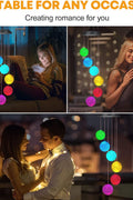 Solar LED Crystal Ball Wind Chimes – Color Changing Outdoor Garden Lights SL880 - with | Sold by Uncle Wiener's Wholesale