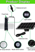 Solar Motion Sensor Wall Light – 1000 Lumens – SKU QYJW16 - with | Sold by Uncle Wiener's Wholesale