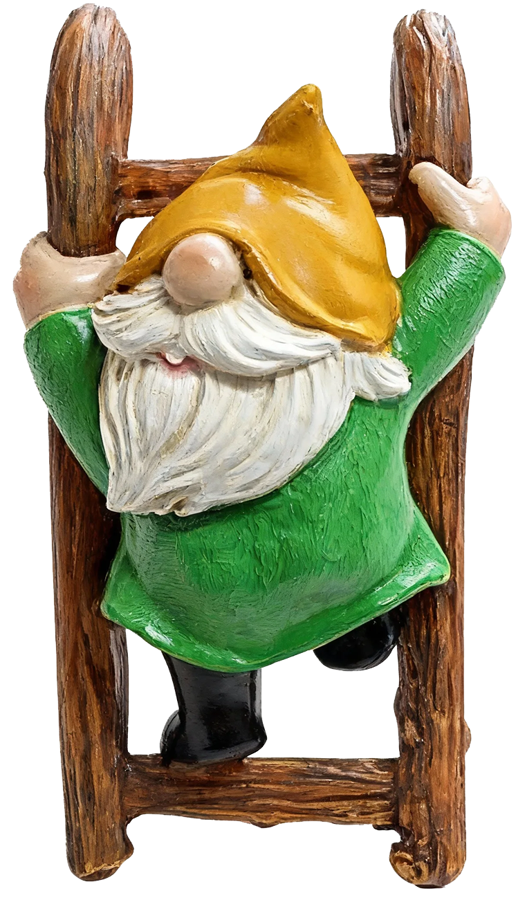 Solar Resin Gnome & Animal Garden Figures – Outdoor Decor Collection RSL16 - with 17.8 × 22.9 × 17.8 cm | Sold by Uncle Wiener's Wholesale