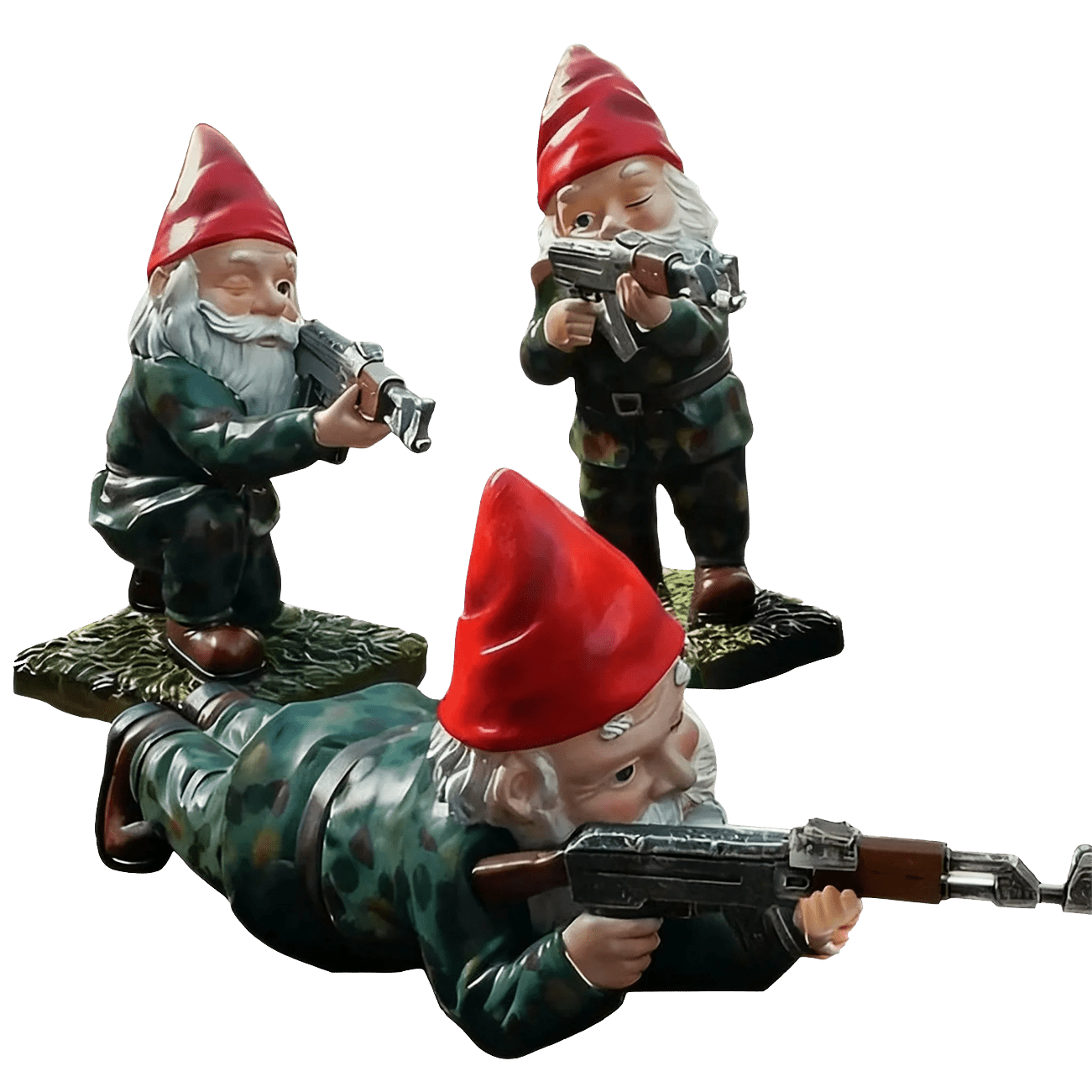Solar Resin Gnome & Animal Garden Figures – Outdoor Decor Collection RSL16 - with 9.0 × 9.0 × 9.0 cm | Sold by Uncle Wiener's Wholesale