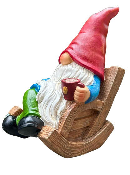 Solar Resin Gnome & Animal Garden Figures – Outdoor Decor Collection RSL16 - with 3.8 × 4.0 × 7.3 cm | Sold by Uncle Wiener's Wholesale