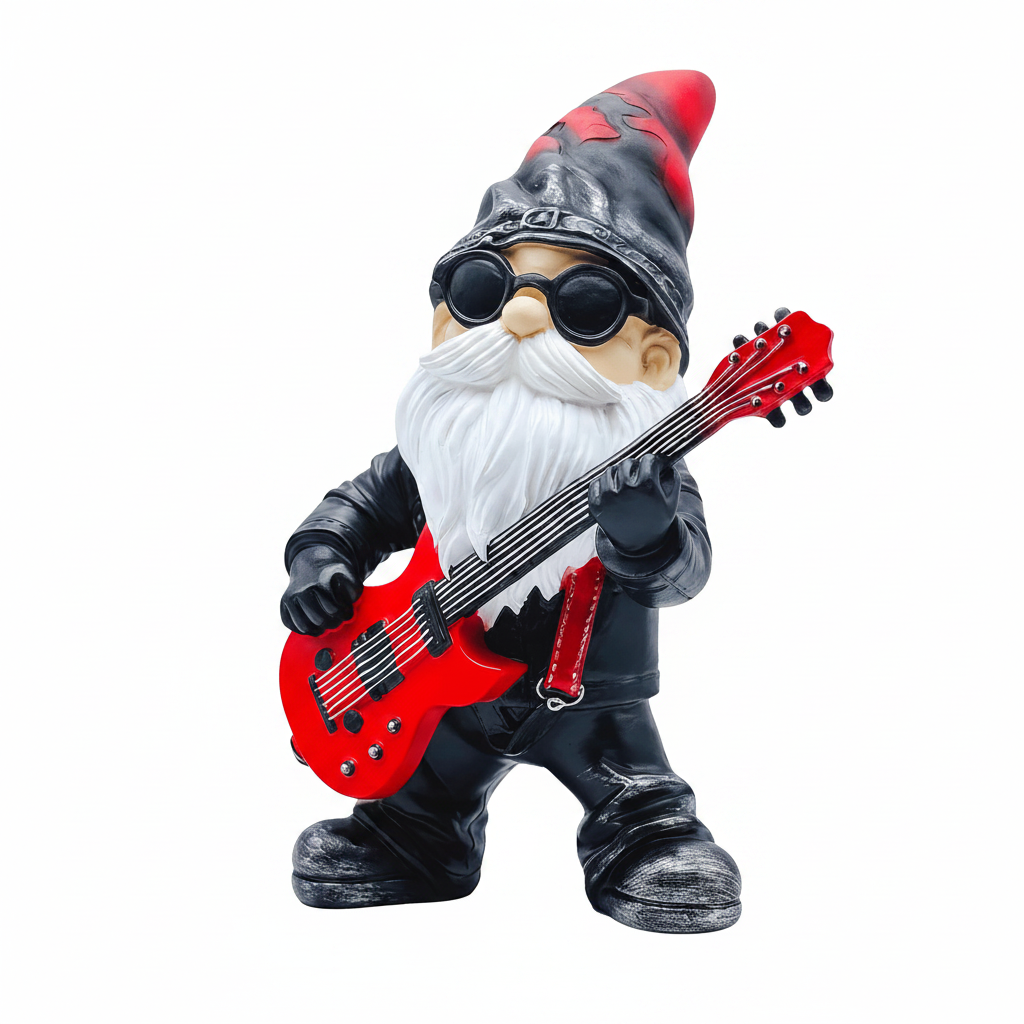 Solar Resin Gnome & Animal Garden Figures – Outdoor Decor Collection RSL16 - with 18.3 × 18.3 × 24.0 cm | Sold by Uncle Wiener's Wholesale