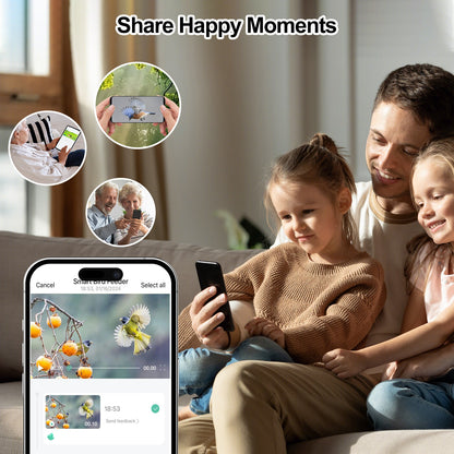 Solar WiFi Smart Bird Feeder Camera with 2MP HD, Night Vision & 2 - Way Audio – Dark Blue – BFBF11 - with | Sold by Uncle Wiener's Wholesale