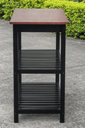 Solid Wood Home Kitchen Island with Drawer, Shelves & Towel Rack – TLFR2506 - with | Sold by Uncle Wiener's Wholesale