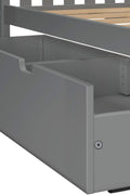 Solid Wood Twin Over Full Bunk Bed with Storage Drawers | Space - Saving Pine Kids Bed - with WHITE | Sold by Uncle Wiener's Wholesale