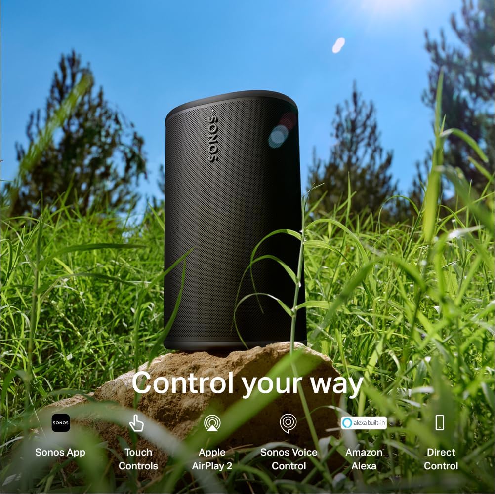 Sonos Move 2 Portable WiFi & Bluetooth Speaker – 24-Hour Battery, Charging Base, AirPlay 2, IP67 - Electronics with | Sold by Uncle Wiener's Wholesale