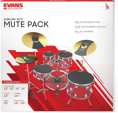 SoundOff by EVANS Full Box Set, Fusion - with - inch | Sold by Uncle Wiener's Wholesale