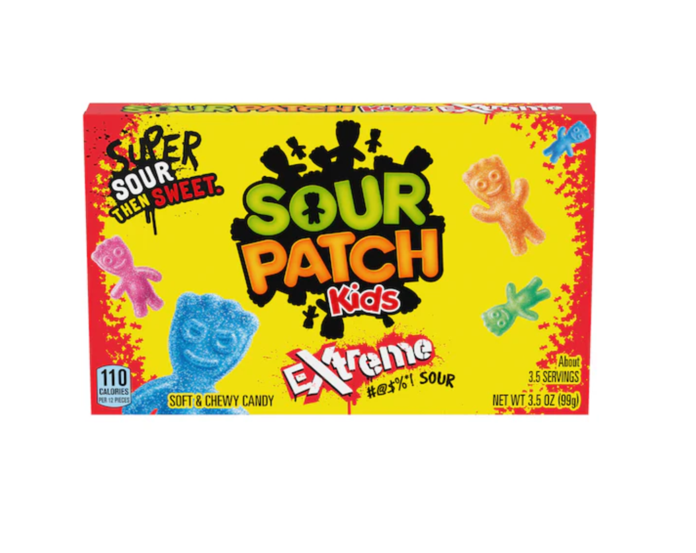 Sour Patch Kids Extreme Sour Candy Packs Bulk or Single - with Single Package | Sold by Uncle Wiener's Wholesale