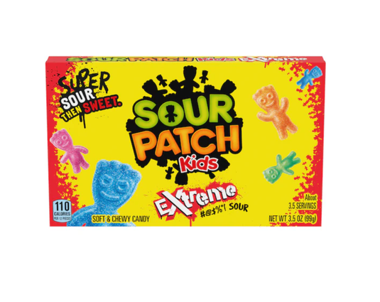 Sour Patch Kids Extreme Sour Candy Packs Bulk or Single - with Single Package | Sold by Uncle Wiener's Wholesale