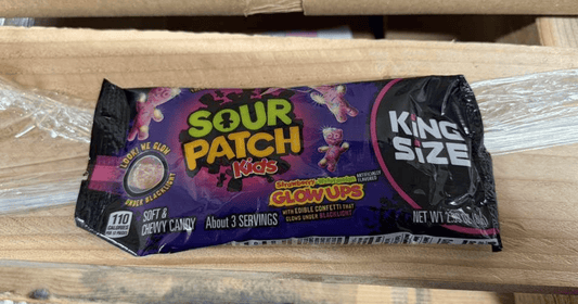 Sour Patch Kids Glow Ups Candy 100g King Size Bulk or Single Packs SPKGLW - Snack with Single Single | Sold by Uncle Wiener's Wholesale