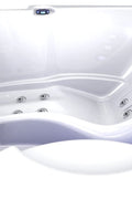 Digital temperature and jet control panel for outdoor hot tub