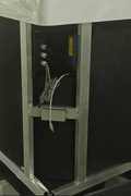 Internal mechanical system and pump unit for outdoor spa