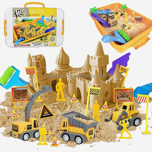 Space Sand Truck Sensory Play Box 1500g Construction Sand Toy Set JY437242