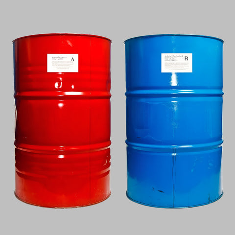 "Closed-Cell Spray Foam Insulation Barrel Set A+B – 2 lb Polyurethane Foam – Model 730519"