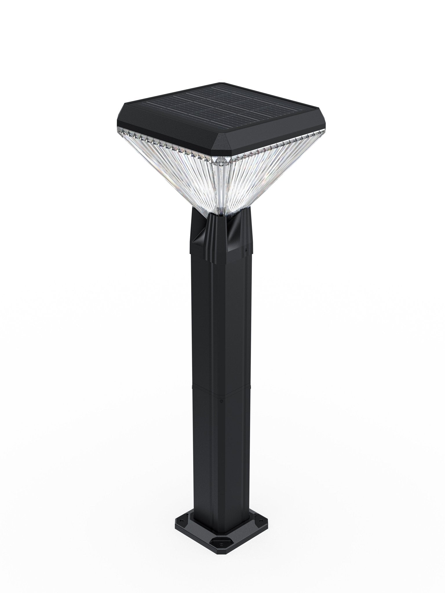 Square Solar Lawn Path Light 600 Lumens 3 Color Temperature Outdoor Garden Light QYJM14D - with | Sold by Uncle Wiener's Wholesale