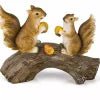 Squirrels on a Log Solar LED Garden Light | Outdoor Decorative Fixture – 954581 - with | Sold by Uncle Wiener's Wholesale