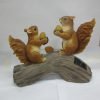 Squirrels on a Log Solar LED Garden Light | Outdoor Decorative Fixture – 954581 - with | Sold by Uncle Wiener's Wholesale