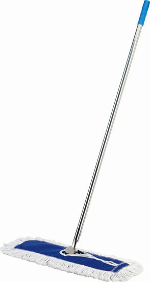 Stainless Steel Dust Mop with Cotton Pad and Holder – 4 ft – UP011A030B - with | Sold by Uncle Wiener's Wholesale