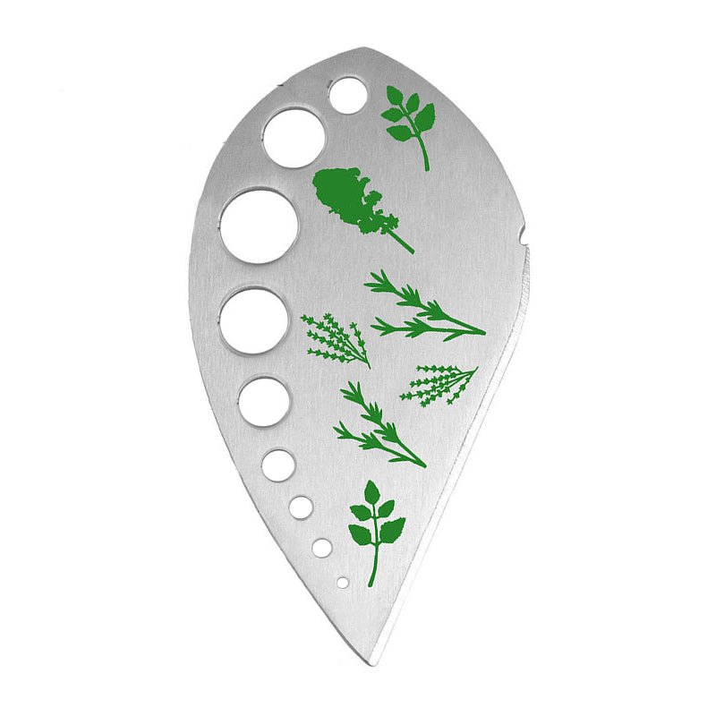 Stainless Steel Herb Leaf Stripper 9 - Hole Kitchen Herb Stripping Tool LS0915 - with | Sold by Uncle Wiener's Wholesale