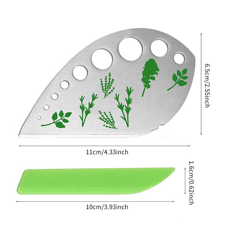 Stainless Steel Herb Leaf Stripper 9 - Hole Kitchen Herb Stripping Tool LS0915 - with | Sold by Uncle Wiener's Wholesale
