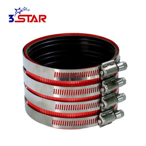 Stainless Steel No Hub Pipe Clamps Heavy Duty Coupling Clamps (1.5"/2"/3") SHC01
