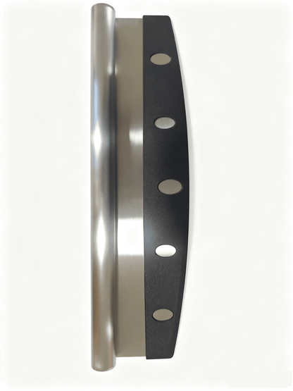 Stainless Steel Pizza Rocker Cutter with Blade Guard, 13.8" Curved Blade & Tube Handle PZ1003 - Hand Tools with | Sold by Uncle Wiener's Wholesale